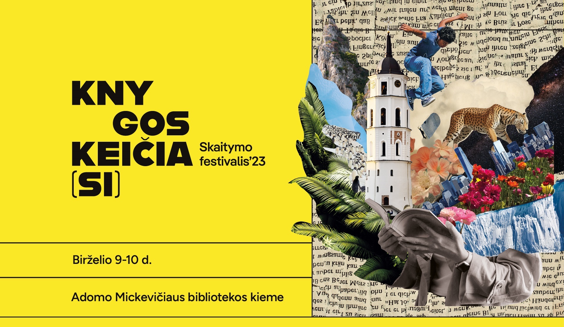 Skaitymo festivalis 2023 | KNYGOS KEIČIA[SI] | Birželio 9-10d.